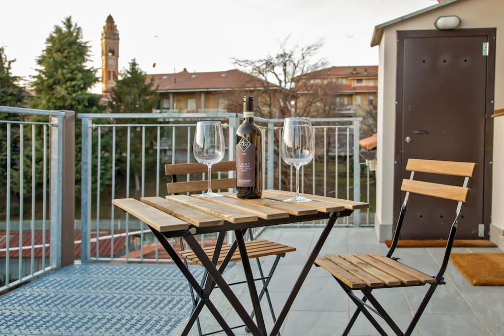 Charming 2.5Room Flat In Center Of Monforte dʼAlba Exterior foto